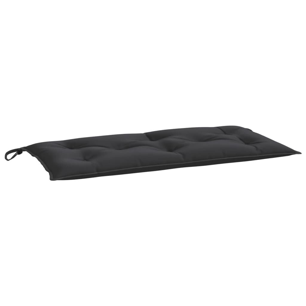 Garden Bench Cushions 2pcs Black 100x50x7 cm Oxford Fabric Price