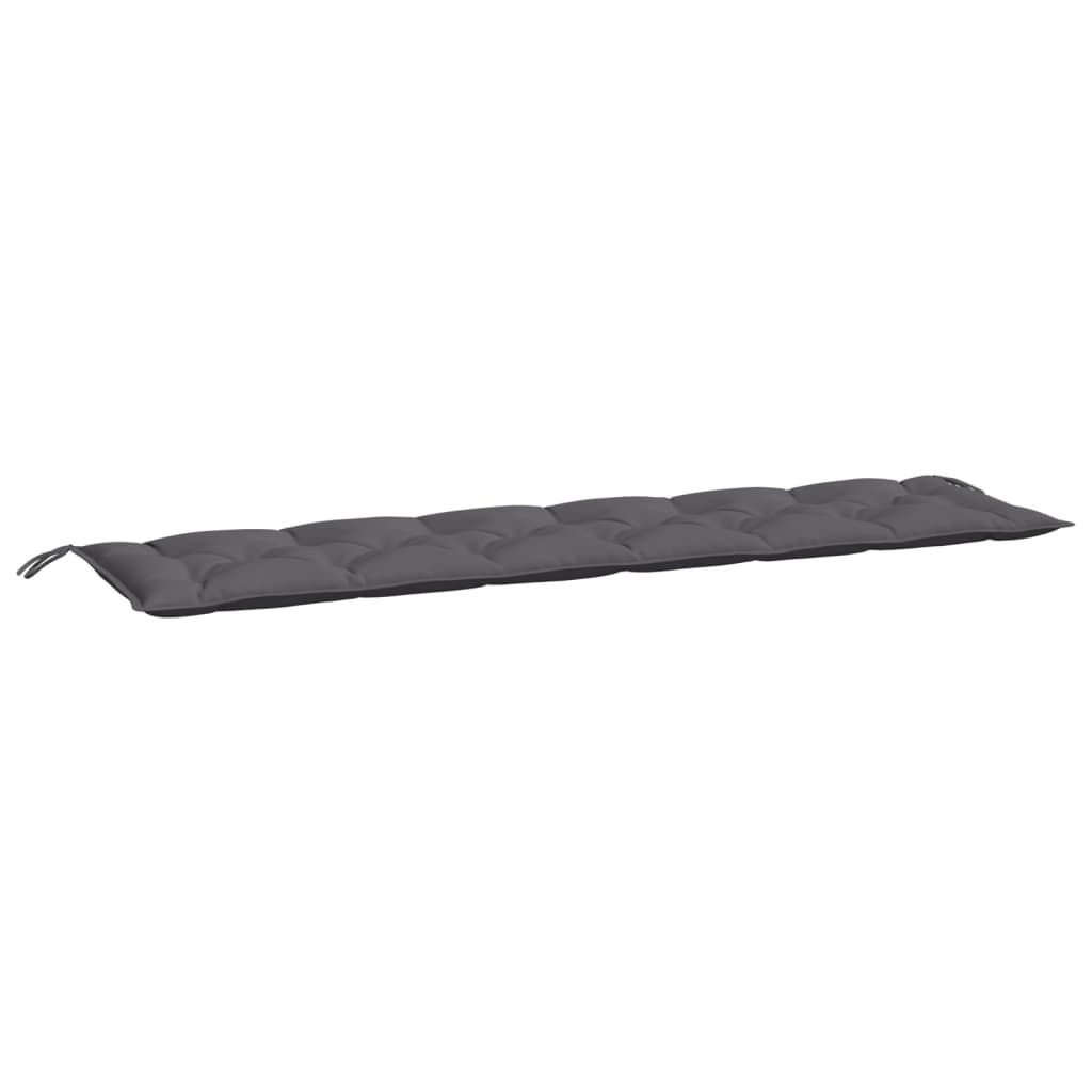 Garden Bench Cushions 2pcs Anthracite 200x50x7cm Oxford Fabric Price