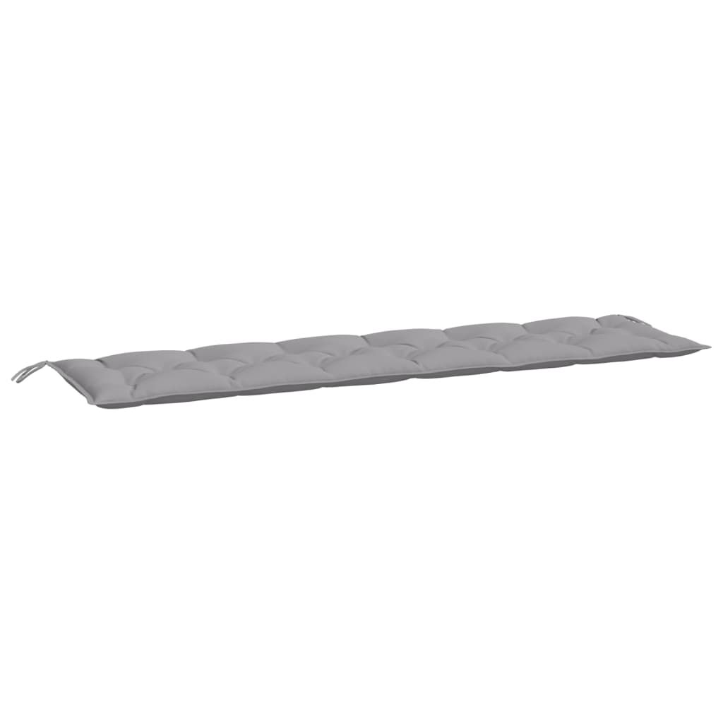 Garden Bench Cushions 2pcs Grey 200x50x7cm Oxford Fabric Price