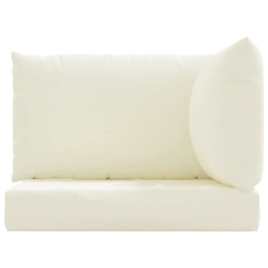 Pallet Cushions 3 pcs Cream White Oxford Fabric Price