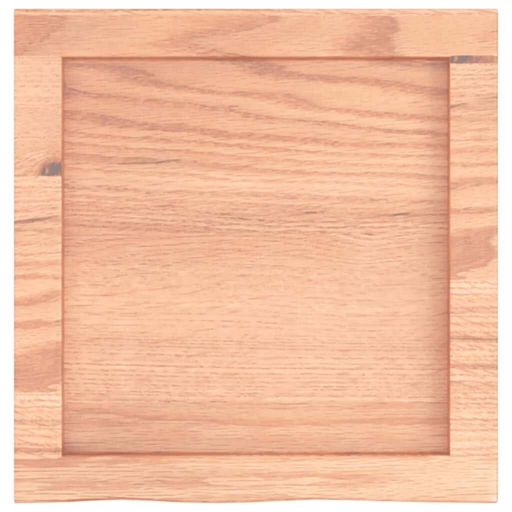 Wall Shelf Light Brown 40x40x(2-4) cm Treated Solid Wood Oak Price