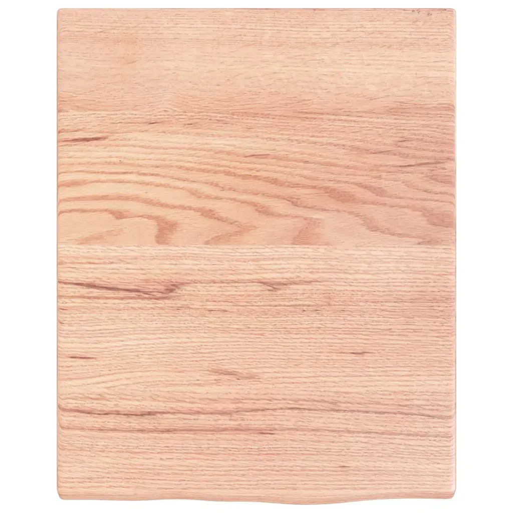 Wall Shelf Light Brown 40x50x2 cm Treated Solid Wood Oak Price