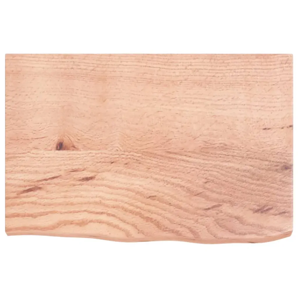 Wall Shelf Light Brown 60x40x(2-4) cm Treated Solid Wood Oak Price