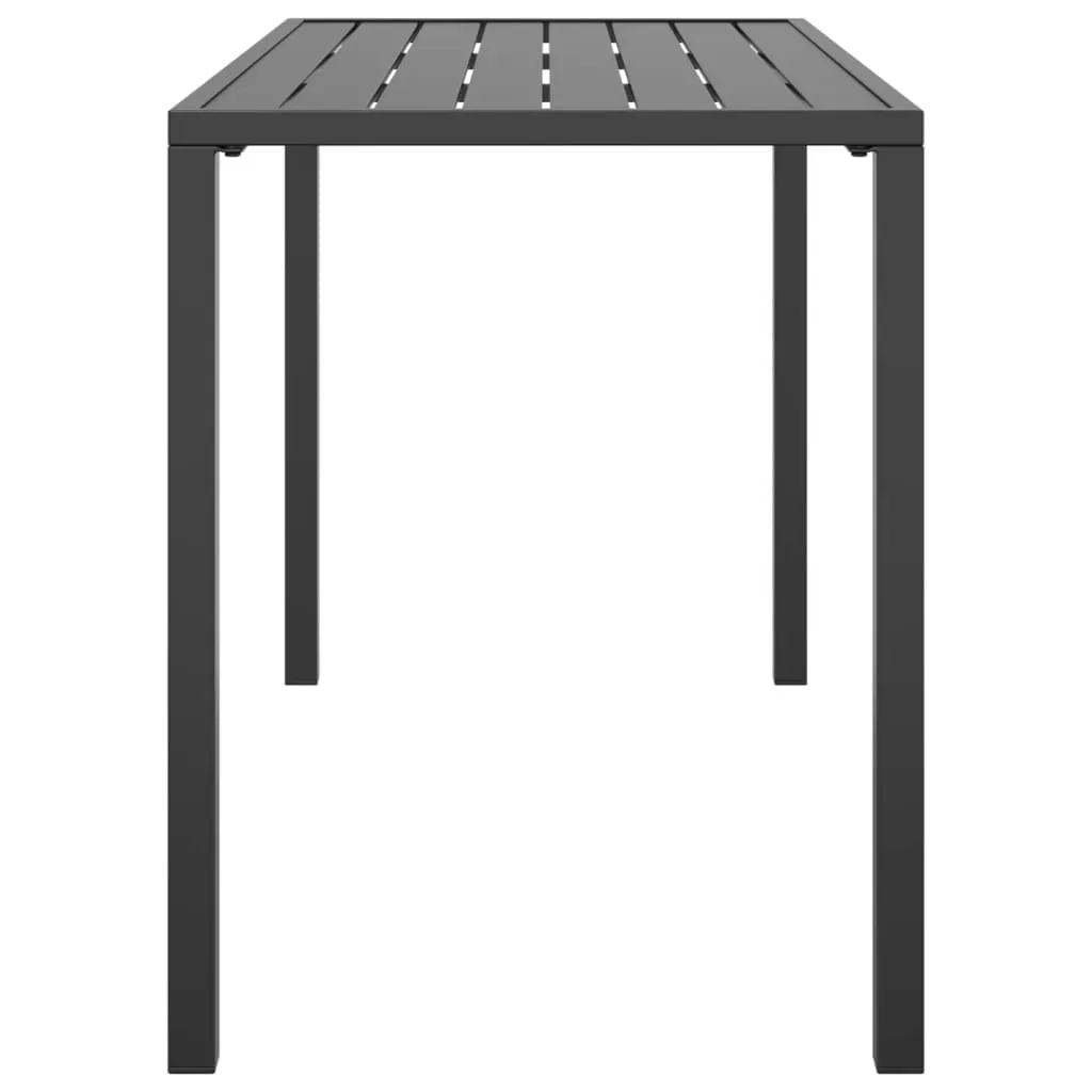 Garden Dining Table Anthracite 110x54x70 cm Steel Price