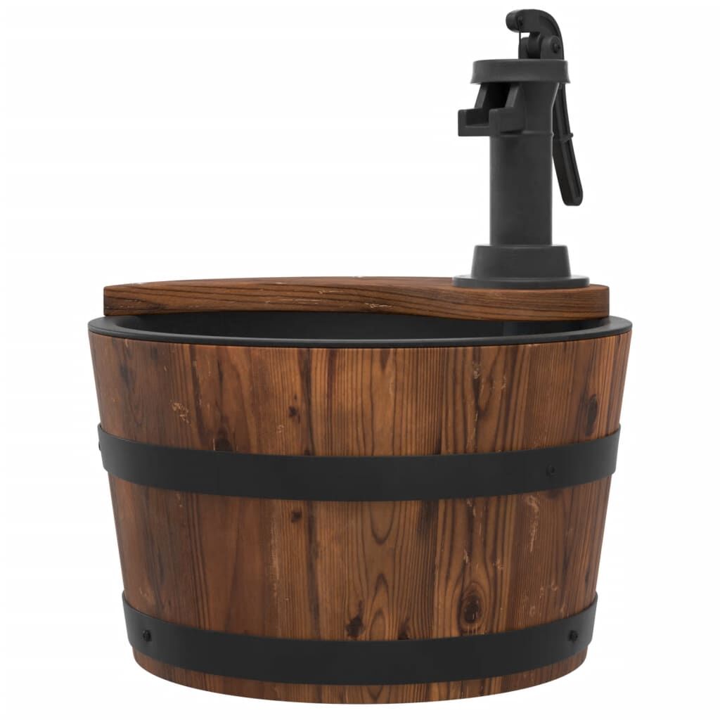 Water Fountain with Pump 28x28x34.5 cm Solid Wood Fir Price
