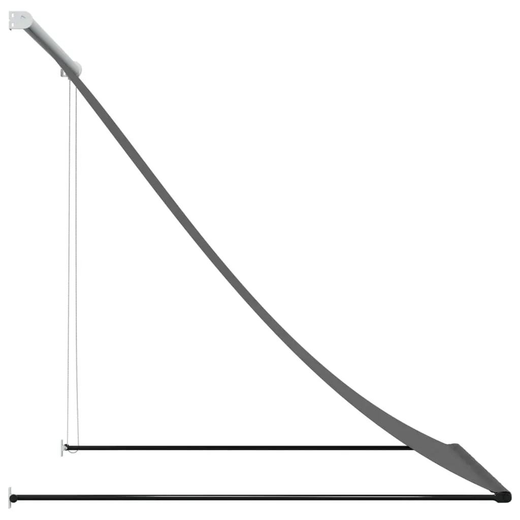 Retractable Awning Anthracite 100x150 cm Fabric and Steel Price