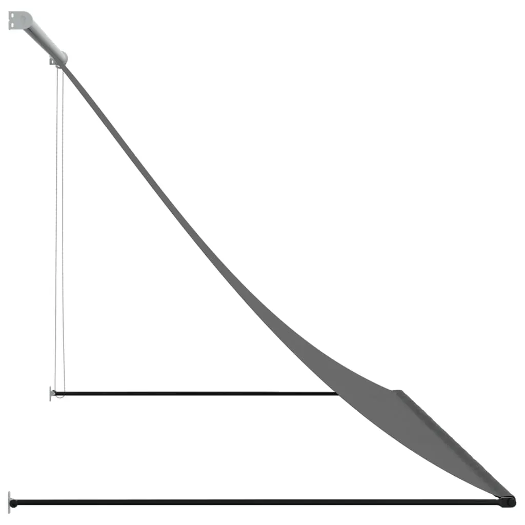 Retractable Awning Anthracite 200x150 cm Fabric and Steel Price