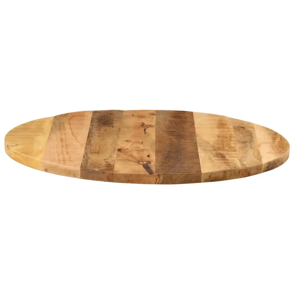 Table Top Ø 70x1.5 cm Round Solid Wood Rough Mango Price