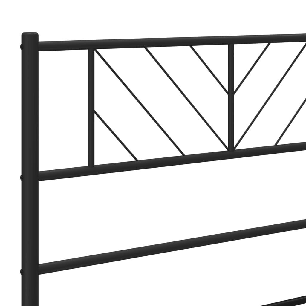 Metal Headboard Black 107 cm King Single Price