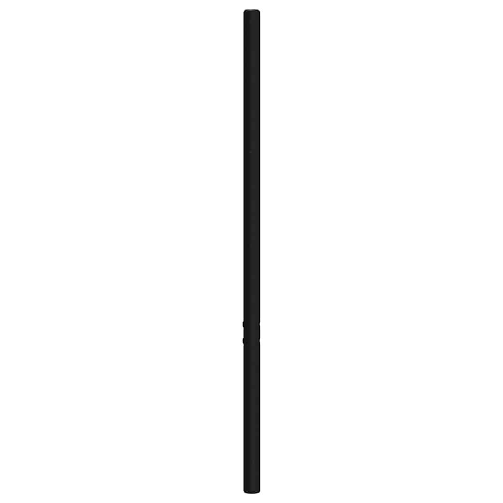 Metal Headboard Black 137 cm Double Price