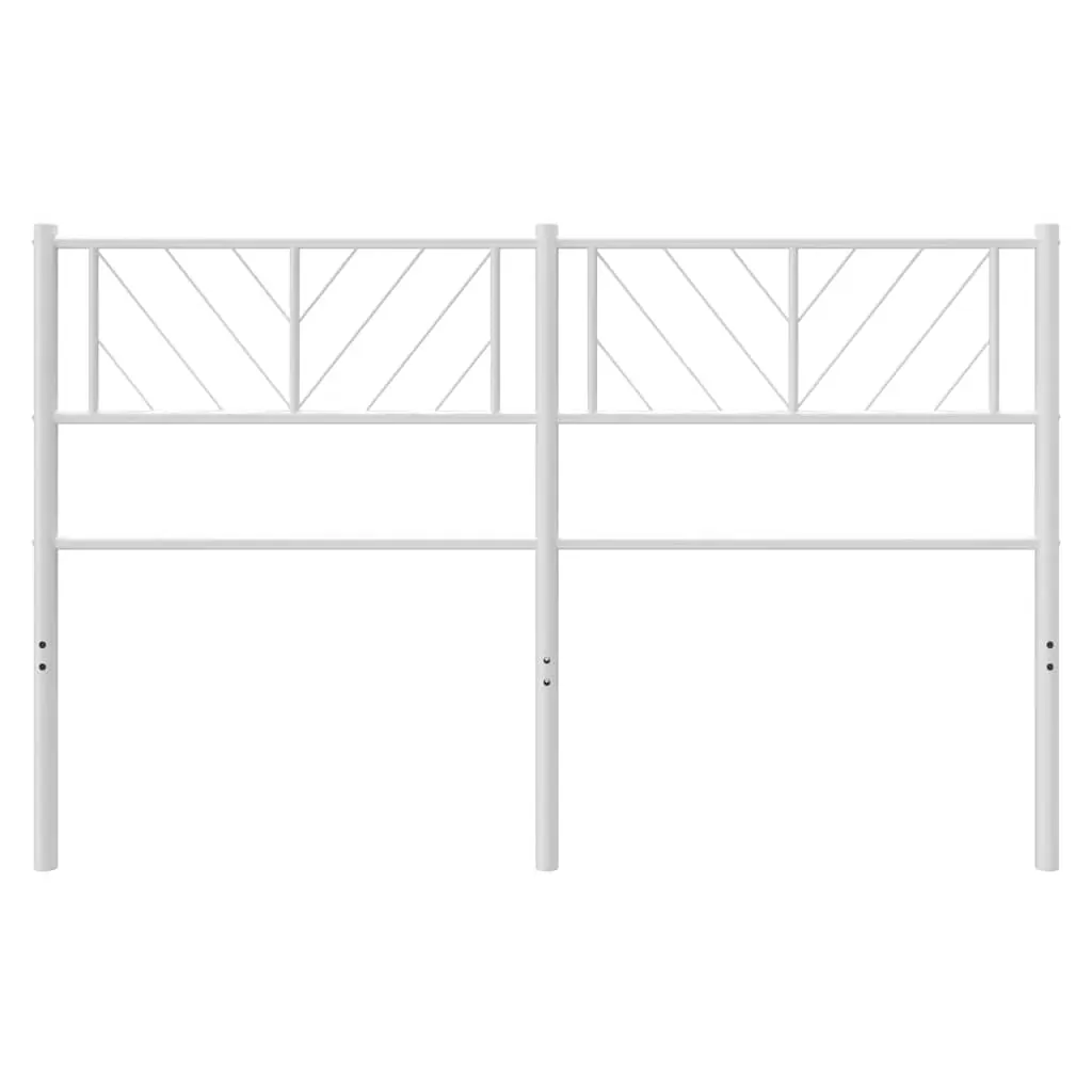 Metal Headboard White 152 cm Queen Price