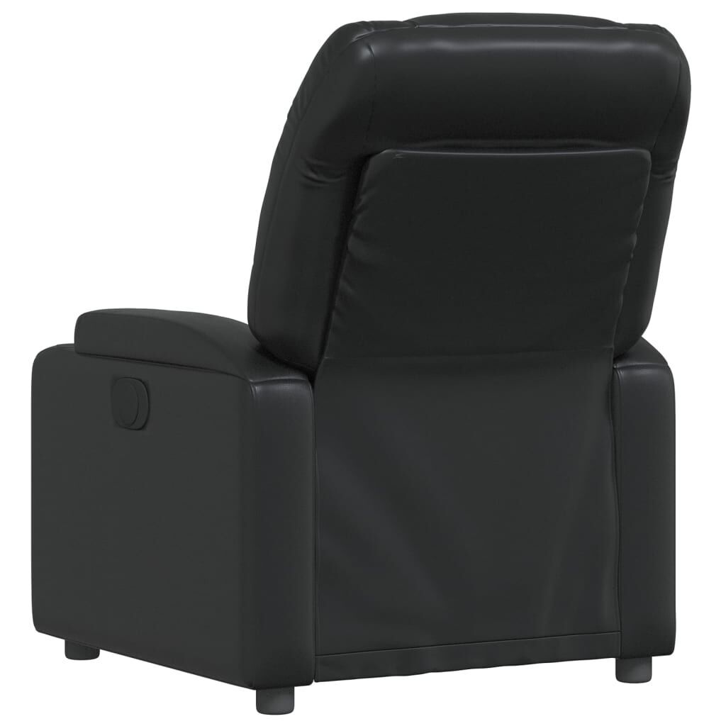 Recliner Chair Black Faux Leather Price