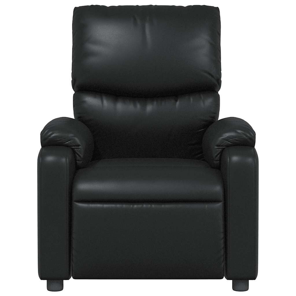 Massage Recliner Chair Black Faux Leather Price