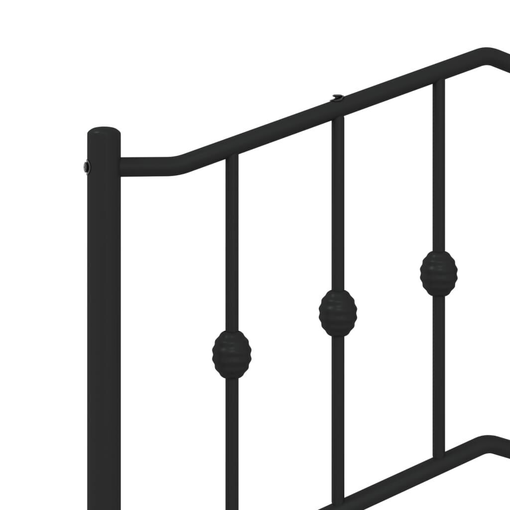Metal Headboard Black 107 cm King Single Price