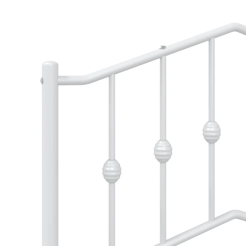 Metal Headboard White 107 cm King Single Price