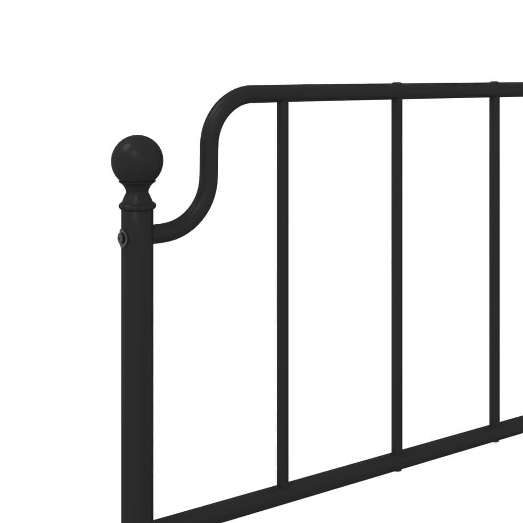 Metal Headboard Black 107 cm King Single Price