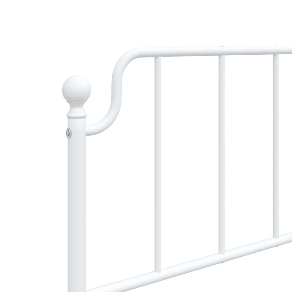 Metal Headboard White 107 cm King Single Price