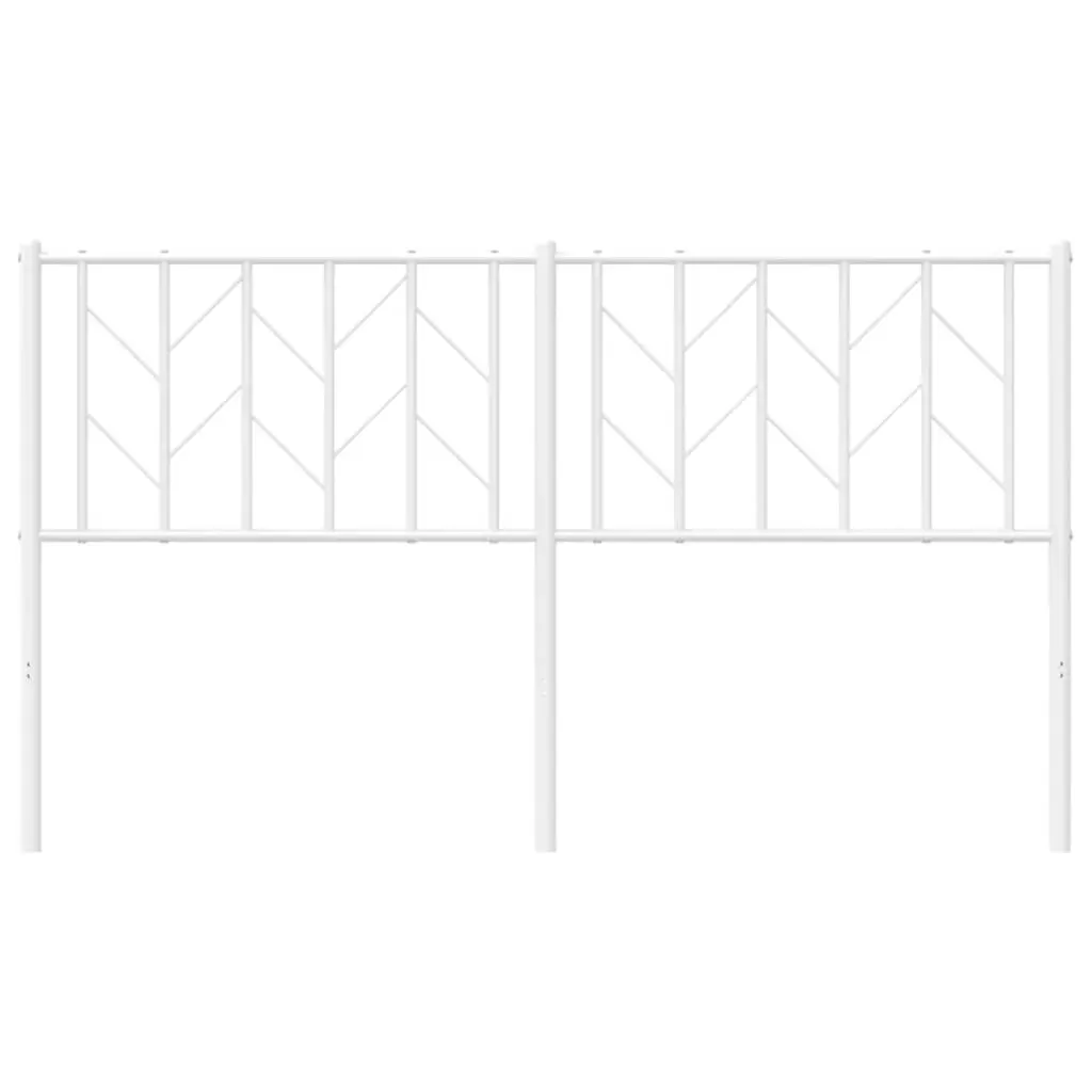 Metal Headboard White 152 cm Queen Price