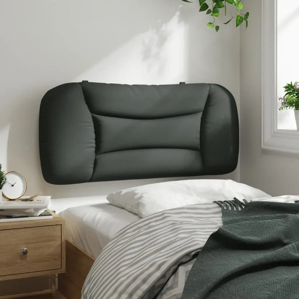Headboard Cushion "Hvar" Dark Grey 90 cm Fabric Price