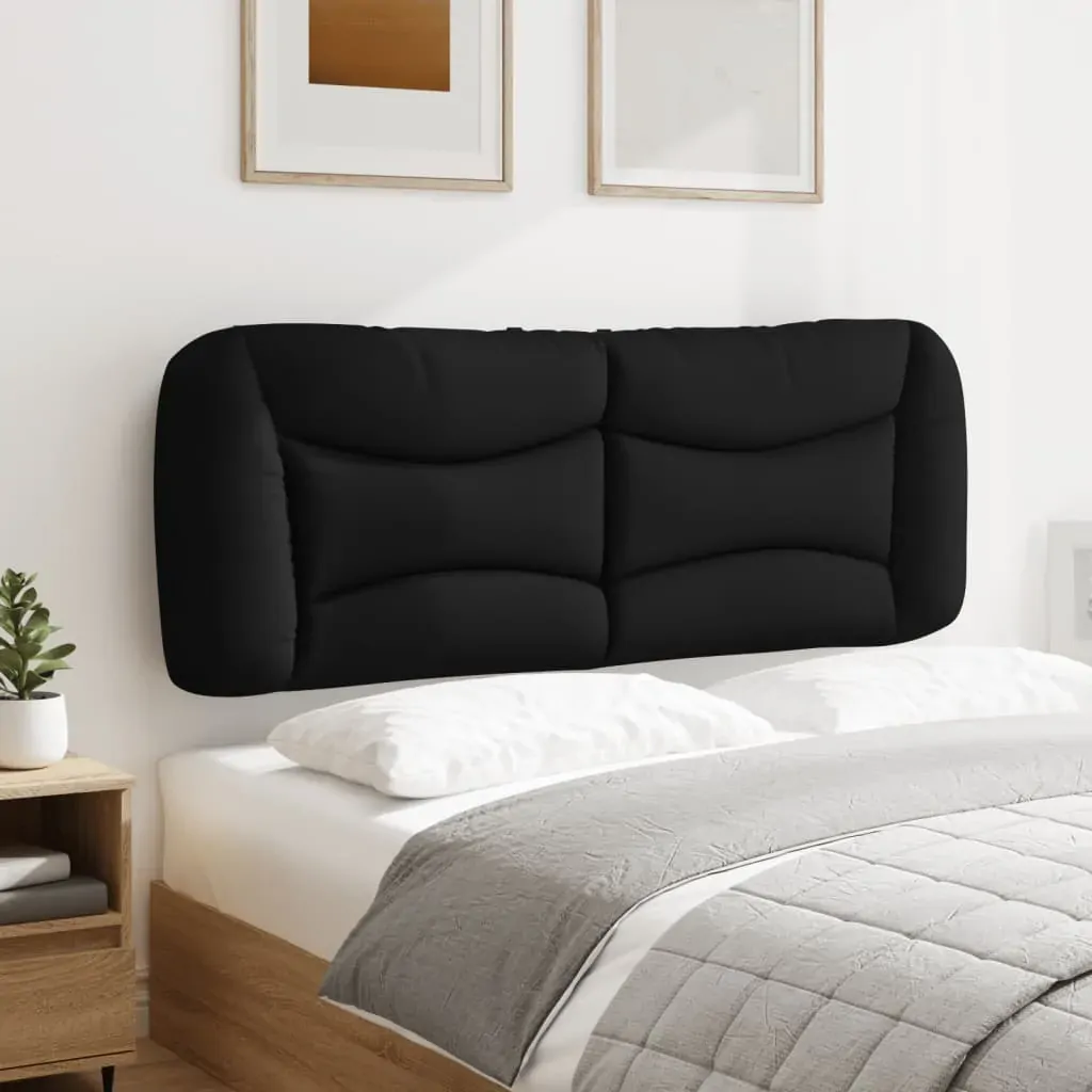 Headboard Cushion "Hvar" Black 137 cm Double Fabric Price