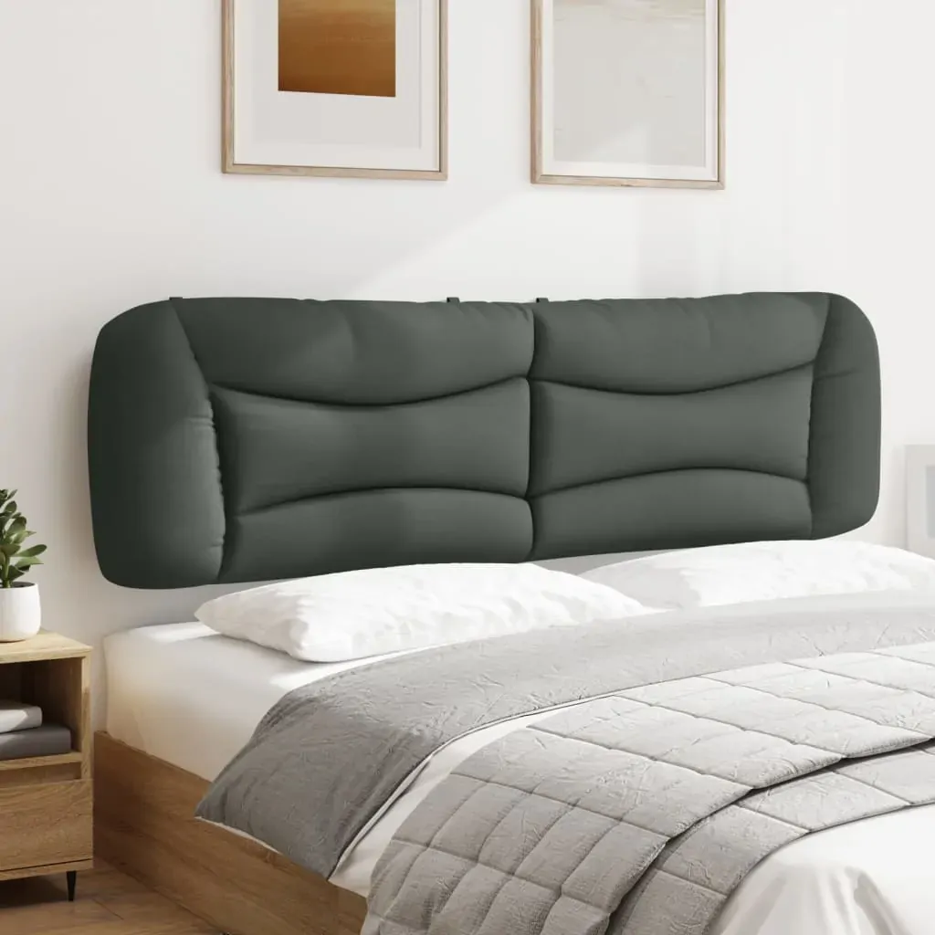 Headboard Cushion "Hvar" Dark Grey 180 cm Fabric Price