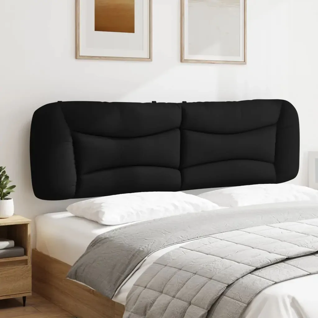 Headboard Cushion "Hvar" Black 180 cm Fabric Price