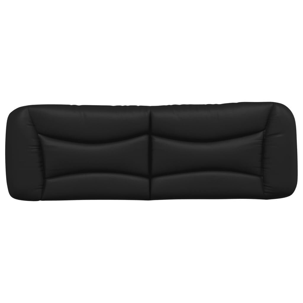 Headboard Cushion Black 152 cm Queen Faux Leather Price
