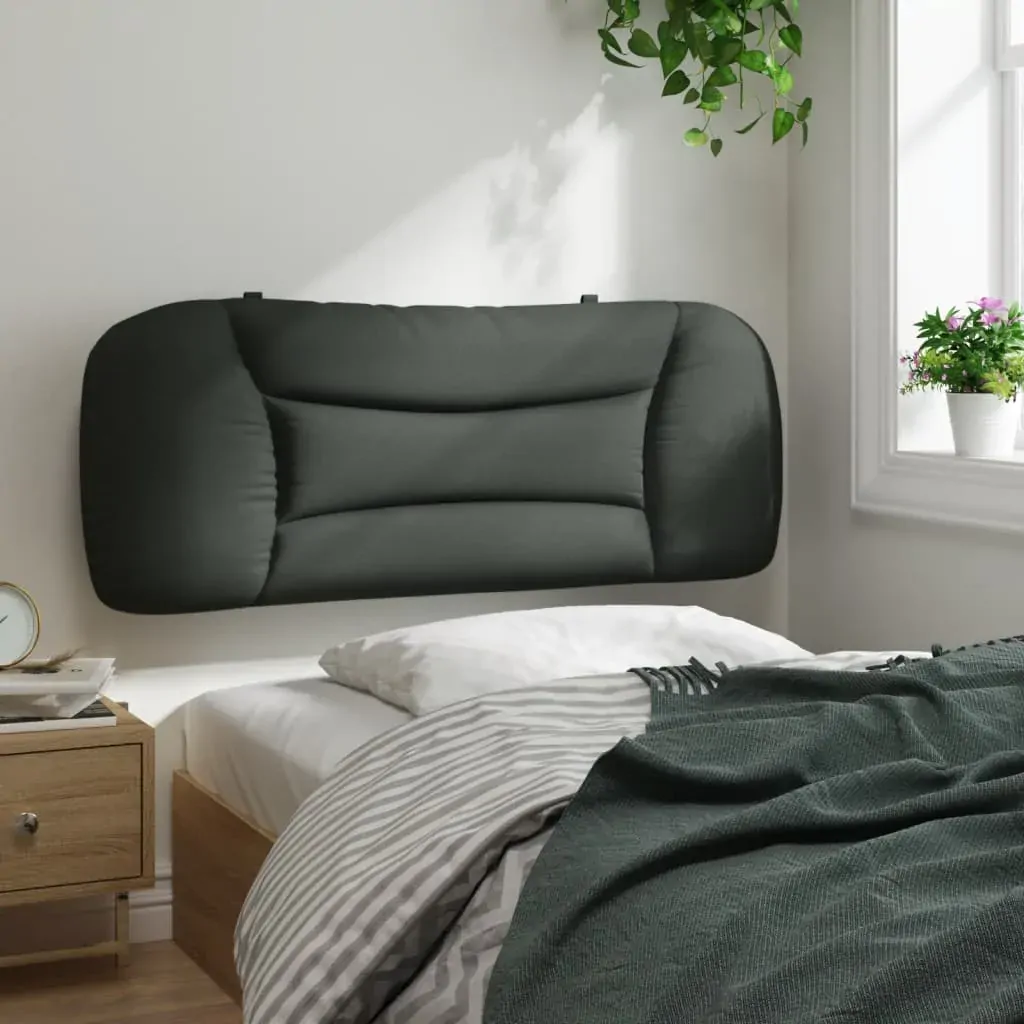 Headboard Cushion "Hvar" Dark Grey 107 cm King Single Fabric Price