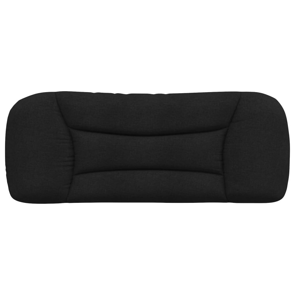 Headboard Cushion Black 107 cm King Single Fabric Price