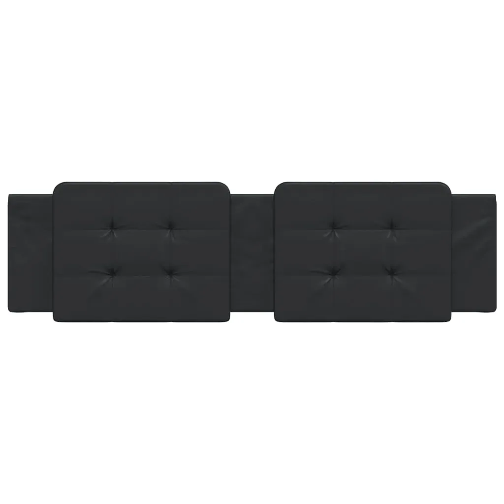 Headboard Cushion "Zadar" Black 180 cm Faux Leather Price