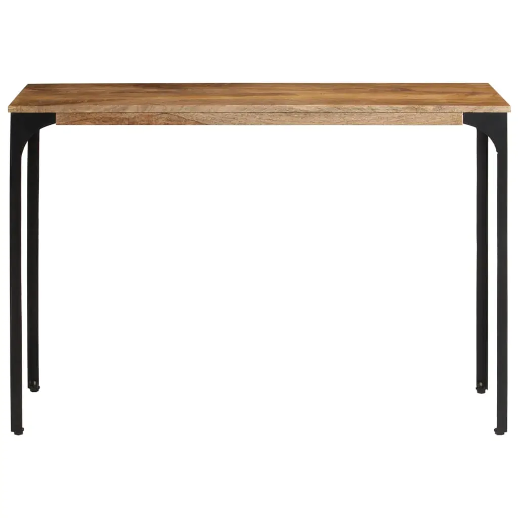 Console Table Brown 110x35x76 cm Solid Wood Mango and Iron Price
