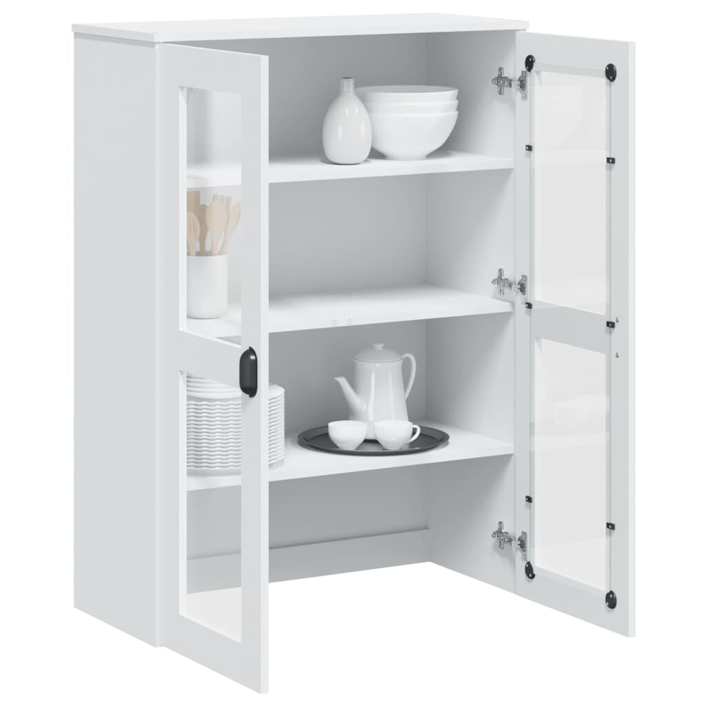 Top for Highboard VIKEN White Engineered Wood Price