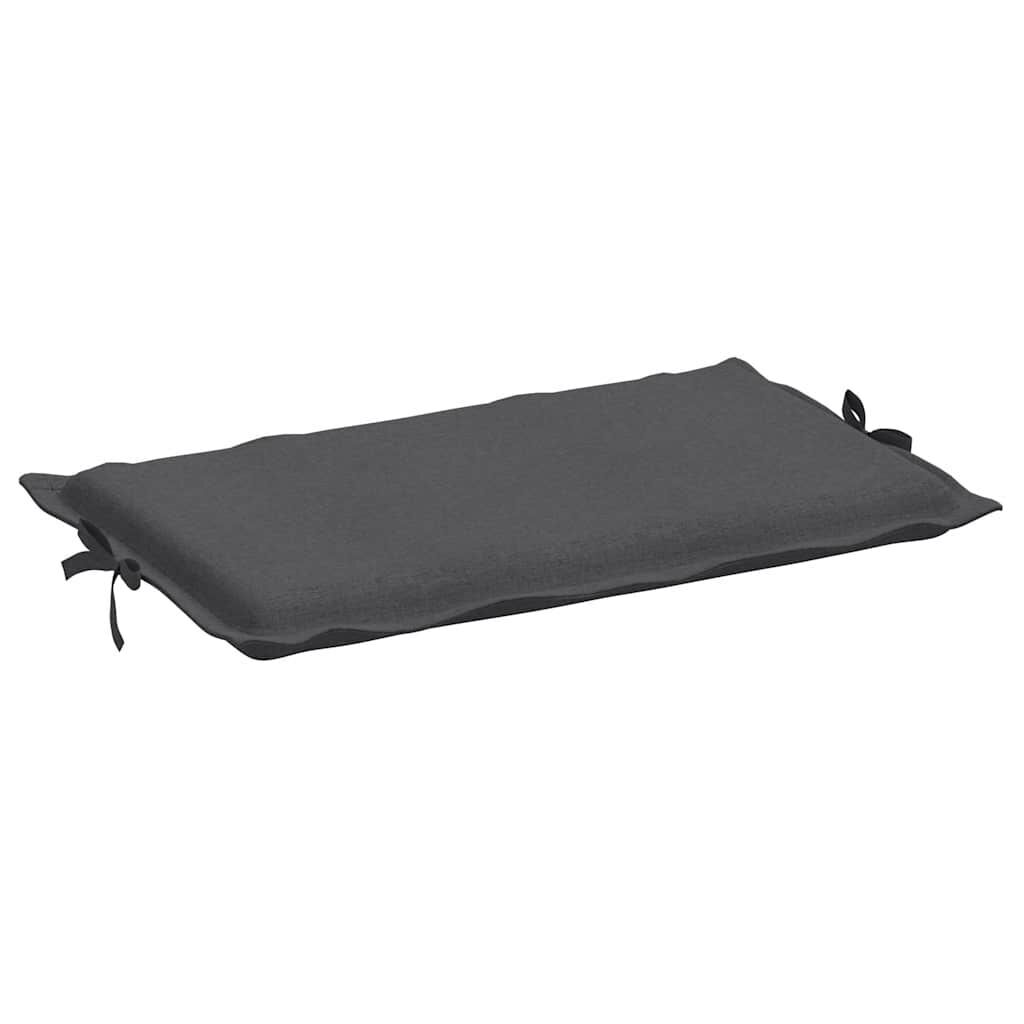 Sun Lounger Cushion Melange Anthracite 186x58x4 cm Fabric Price