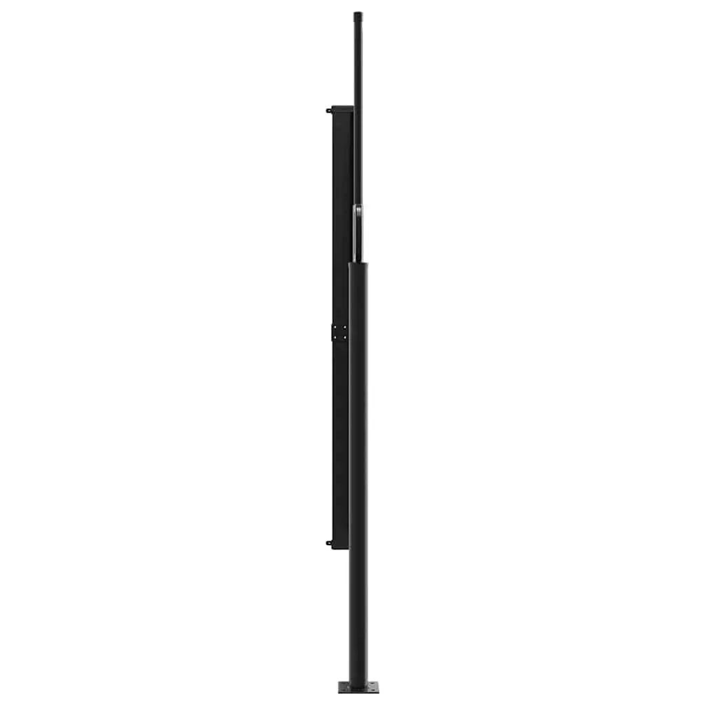 Retractable Side Awning Black 180x600 cm Price