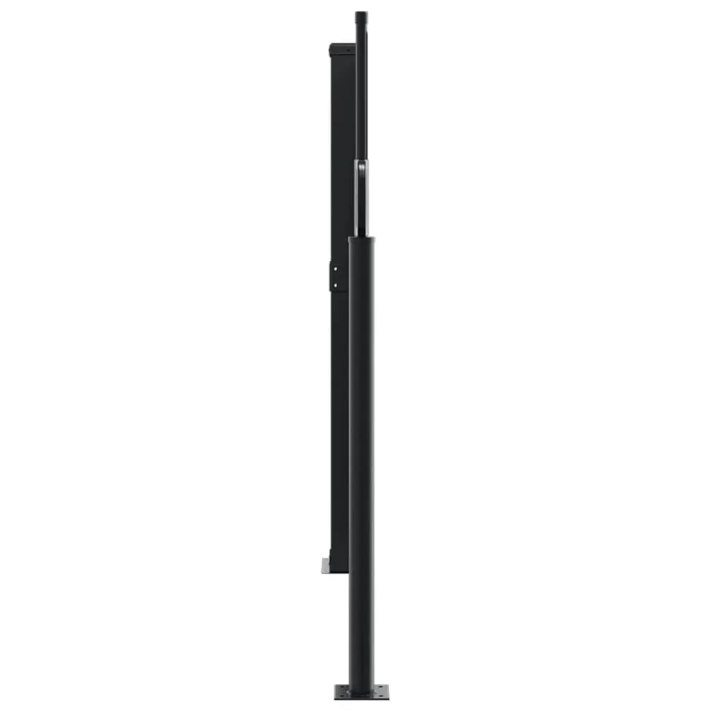 Retractable Side Awning Black 120x1000 cm Price