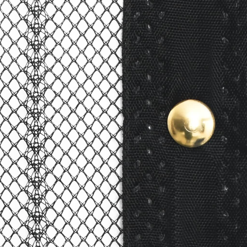 Insect Door Curtain 210 x 100 cm 2 pcs Magnet Black Price