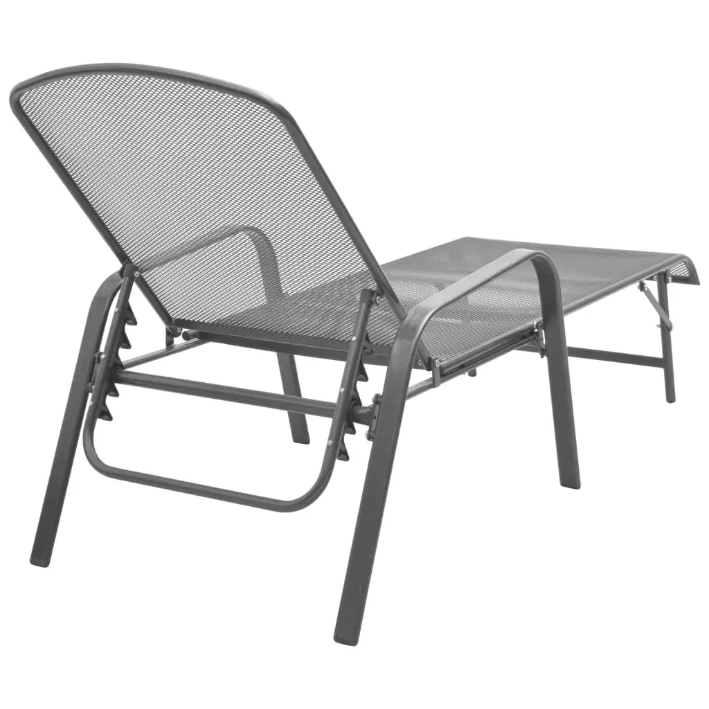 Sun Lounger Steel Anthracite Price
