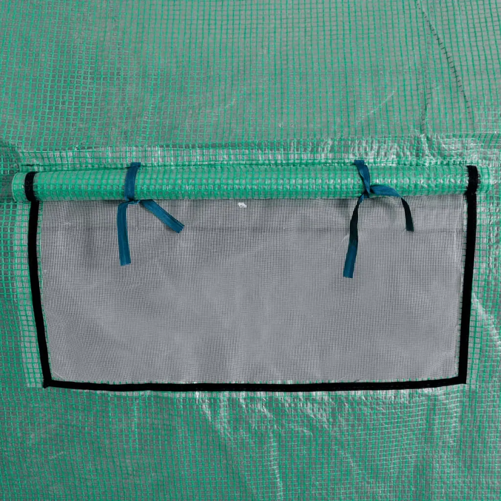 Portable Polytunnel Greenhouse Steel Frame Walk-in 18 m² Price