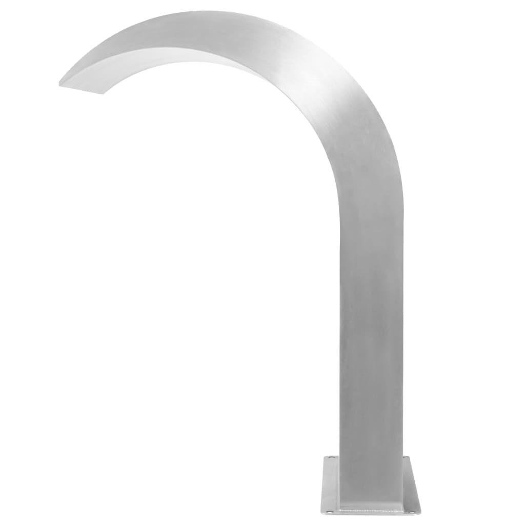 Pool Fountain Stainless Steel 45x30x65 cm Silver Price