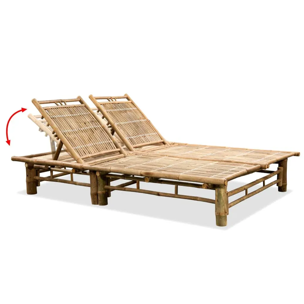2-Person Sun Lounger Bamboo Price