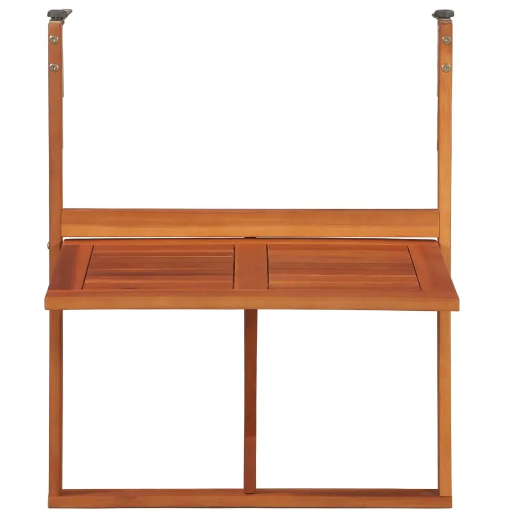 Hanging Balcony Table 64.5x44x80 cm Solid Acacia Wood Price