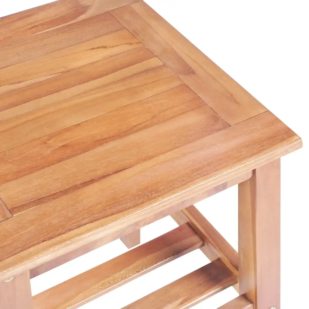 Coffee Table 40x40x50 cm Square Solid Teak Price