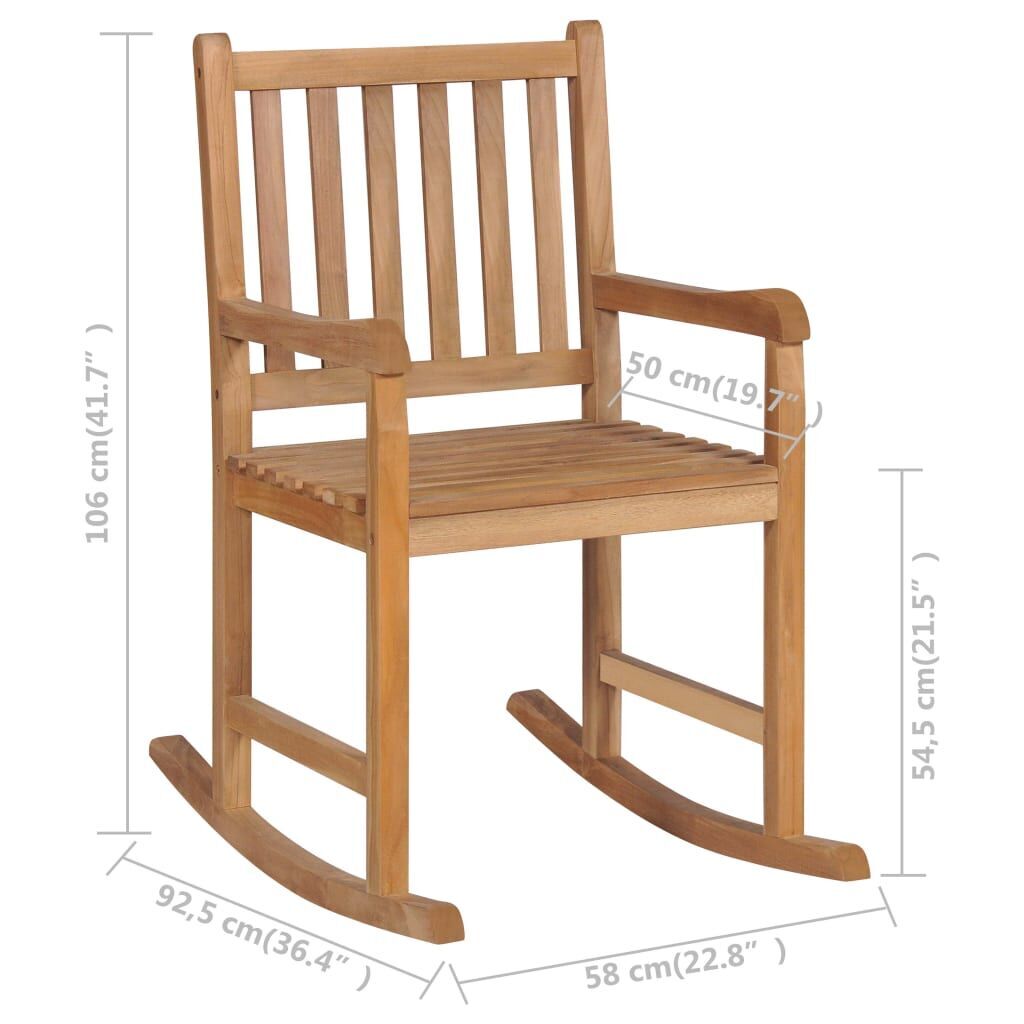 Rocking Chair Solid Teak Wood Price