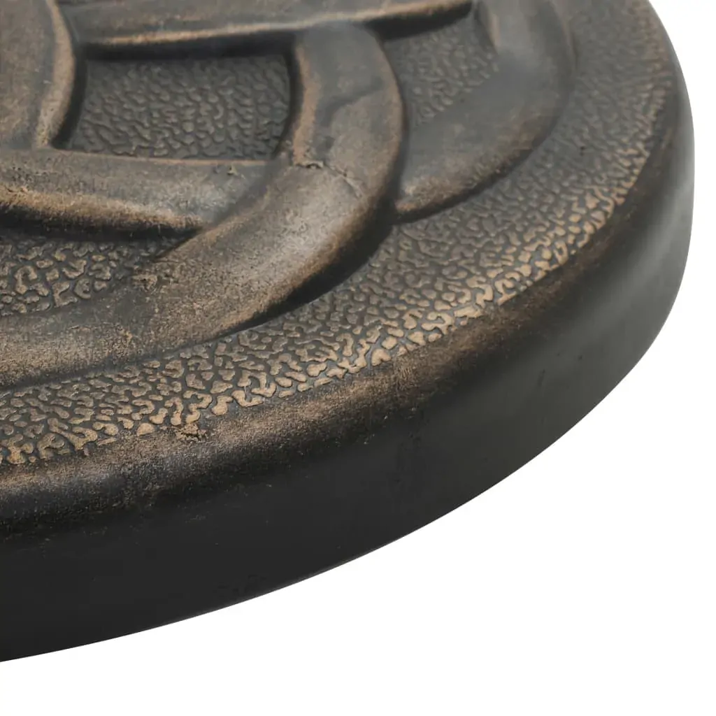 Parasol Base Round Polyresin 19 kg Bronze Price