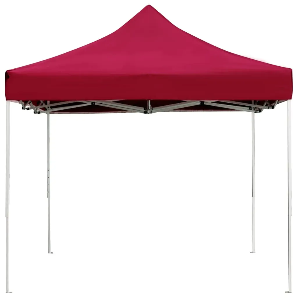 Professional Folding Party Tent Aluminium 4.5x3 m Wine Red Price