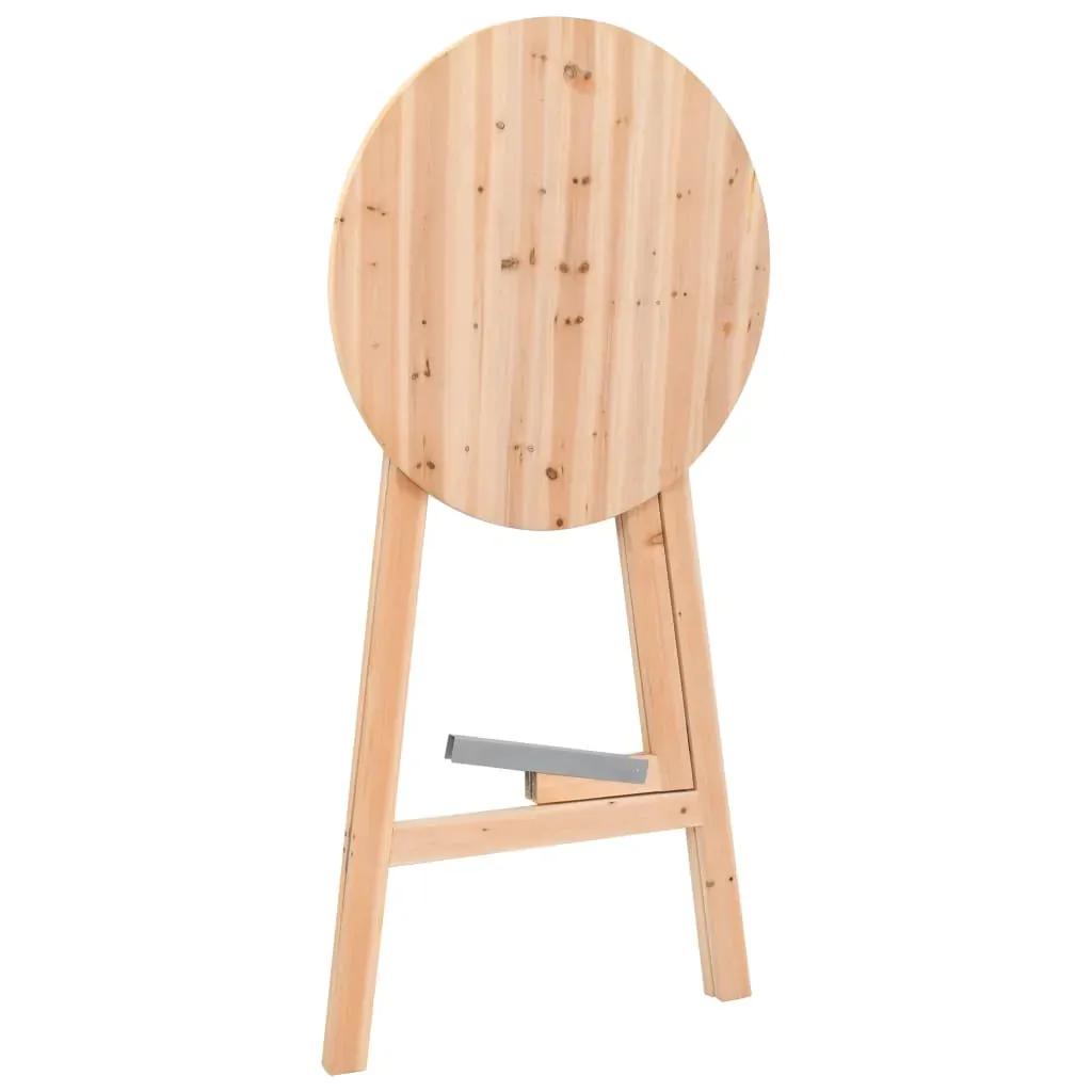 Foldable Bar Table 78 cm Fir Wood Price