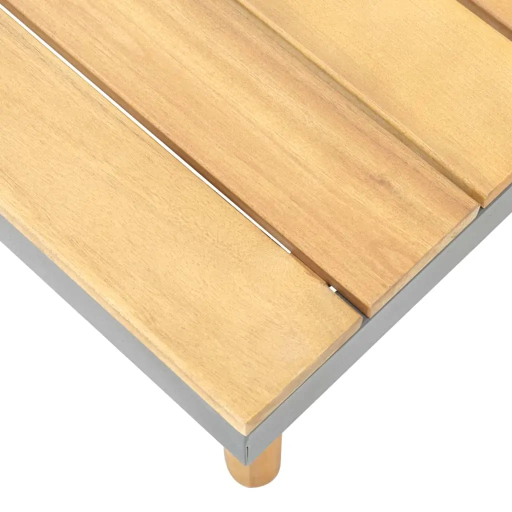 Garden Coffee Table 60x60x31.5 cm Solid Acacia Wood Price
