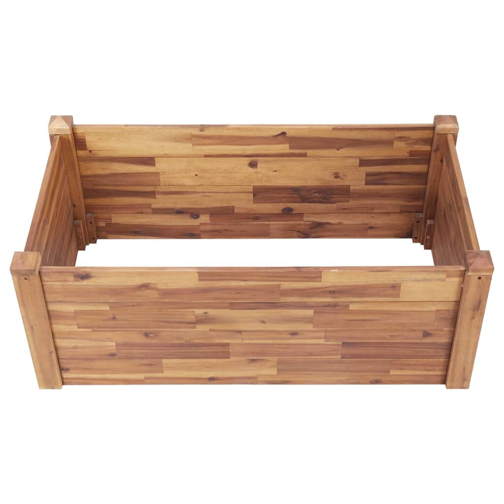 Garden Raised Bed 110x60x44 cm Solid Acacia Wood Price