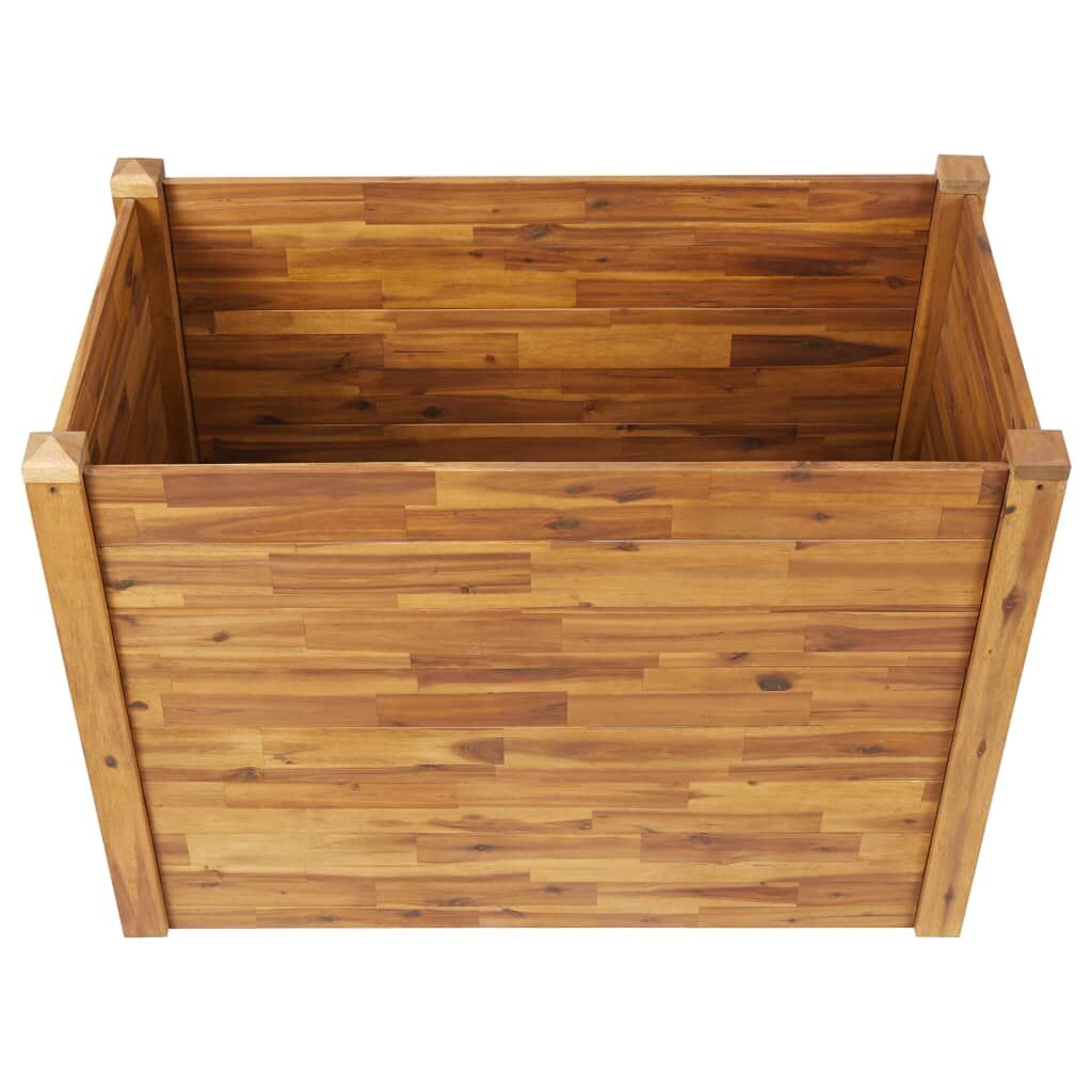 Garden Raised Bed 110x60x84 cm Solid Acacia Wood Price
