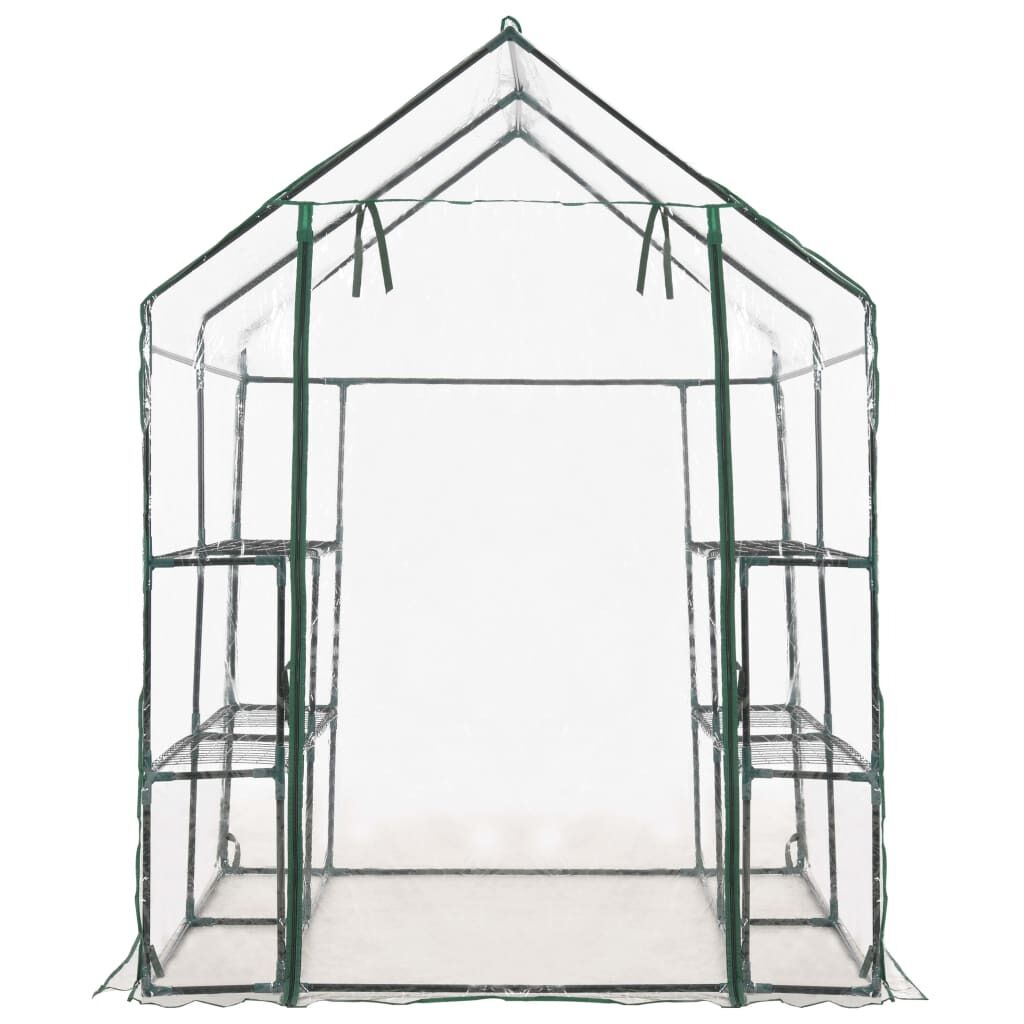 Greenhouse with 8 Shelves 143x143x195 cm Price